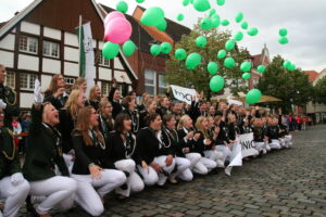 Parade Formation der Damen